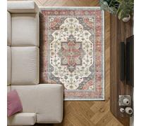 Decoranddecor Living Room Rugs, Washable Area Rugs, 120X170Cm, Non-Slip, Pet Friendly, Low Pile, Modern Rug - Solara