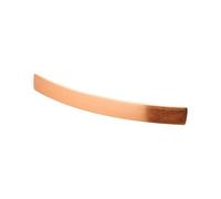 Decoranddecor Loch Bow Kitchen Cupboard Handle, Curved Drawer and Cabinet Door Pull for Units and Wardrobes, 160mm Fixing Centres, Satin Copper Finish, Modern Furniture Hardware