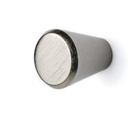 Decoranddecor Lunaria Modern Kitchen Door Knobs - Zinc Alloy Round Design for Cabinet Doors, Wardrobes, Drawers - Satin Nickel