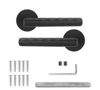 Decoranddecor Luxe Black Door Handles - Internal Door Handles For Wooden Doors - Interior Door Handles - Tore Range
