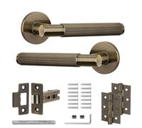 Decoranddecor Luxe Door Handles - Internal Door Handles For Doors - Interior Door Handles With Latch And Door Hinge - Hera Range