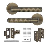 Decoranddecor Luxe Door Handles - Internal Door Handles For Doors - Interior Door Handles With Latch And Door Hinge - Tore Range