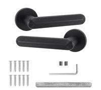 Decoranddecor Matt Black Internal Door Handles, 1 Pair