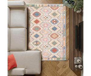 Decoranddecor Moroccan Rugs Living Room 120x170cm Washable Non-Slip