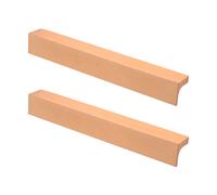Decoranddecor - Napa Matt Rose Flat Kitchen Bedroom Cabinet Drawer Cupboard Drawer Wardrobe Pull Door Handles - 160mm - Pair