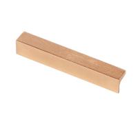 Decoranddecor Napa Modern L-Shaped Cabinet Pull Handles, Premium Zinc Architectural Hardware for Kitchen Drawers and Cupboards, Sleek Minimalist Design 160mm Hole Centres - Matt Rose
