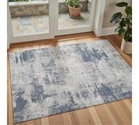 Decoranddecor Rug, Washable Rugs, Bedroom Kitchen Rugs, 80X150Cm, Non-Slip, Pet Friendly, Low Pile, Abstract Rug - Ravine
