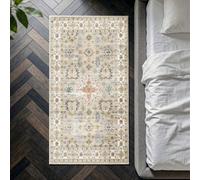 Decoranddecor Rug, Washable Rugs, Bedroom Kitchen Rugs, 80X150Cm, Non-Slip, Pet Friendly, Low Pile, Traditional Rug - Tessia