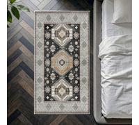 Decoranddecor Rug, Washable Rugs, Bedroom Kitchen Rugs, 80X150Cm, Non-Slip, Pet Friendly, Low Pile, Traditional Rug - Duskra