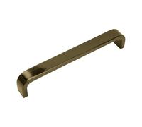 Decoranddecor Sable D Shaped Aluminium Kitchen Cabinet Pull Handles (160mm Hole Center, Antique Copper)