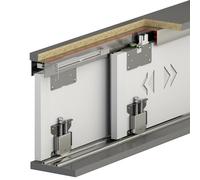 DecorAndDecor Sliding Wardrobe Door Track Gear Kit with Soft Close (2.4m for 4 Doors with Soft Close)