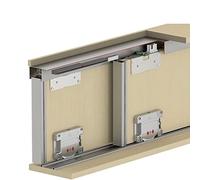 Decoranddecor Sliding Wardrobe Door Track Gear Kit with Soft Close (3m for 3 Doors with Soft Close)
