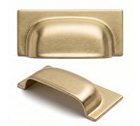 Decoranddecor Tala Cup Handles - Gold Kitchen Cupboard Door Handles - 2 Pack