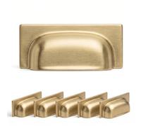 Decoranddecor Tala Square Cup Handles 64mm, Gold, 6 Pack