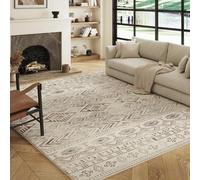 Decoranddecor Traditional Kitchen Rug, 80x150cm - Washable, Low Pile, Pet Friendly, Modern Contemporary Design Bedroom Easy Clean Durable Carpet - Nomira