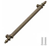 Decoranddecor Vandon - Vintage Traditional Cabinet Pull Handles Country Style Classic - Solid Zinc (128mm, Antique Brass)