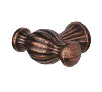 Decoranddecor Verna Drawer Knobs - Vintage Country Cabinet Pulls - Traditional Kitchen Handles for Cupboards and Drawers - Antique Copper