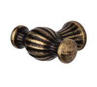 Decoranddecor Verna Drawer Knobs - Vintage Country Cabinet Pulls - Traditional Kitchen Handles for Cupboards and Drawers - Antique Brass