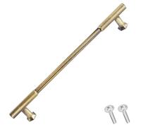 Decoranddecor Veselka Classic Cabinet Pull Handles Solid Zinc Alloy Traditional Finish 160mm, 1 Pack, Antique Brass