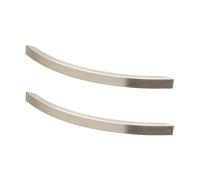 Decoranddecor - Viga Brushed Nickel Slimline Kitchen Door Handles Cabinet Pulls Sl esign - 288mm - Pair