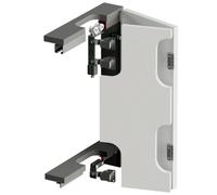 Decoranddecor W-Slide Bifold Sliding Wardrobe Door Gear Kit - 40Kg Max Door Weight - 1200mm Track