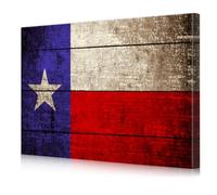 DECORARTS - Texas State Flag. Giclee Print on Acid Free Cotton Canvas, Canvas wall art for Wall Decor 36x24