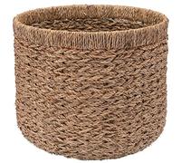Decorasian Basket Storage Round Braided Sustainable Seagrass 40 cm