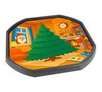 Decorate Christmas Tree Mini Tuff Tray Mat Insert, 60 x 60 cm, Ideal for Mini Tuff Spot, Tuff Tray NOT Included