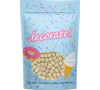 decorate! - Inclusions - Yoghurt Coated Banana Cubes - 500g Edible Cake Topper and Cupcake Decorations - For Weddings, Christenings and Parties