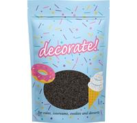 decorate! - Matt Strands - Dark Chocolate Flavoured Cake Topper Sprinkles - 500g Edible Vermicelli Cupcake Decorations - Ideal for Spooky Halloween Cakes, Bakes & Doughnuts