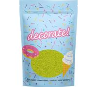 decorate! - Matt Strands - Green Cake Topper Sprinkles - 500g Edible Vermicelli Cupcake Decorations - Ideal for Spooky Halloween Cakes, Bakes & Doughnuts