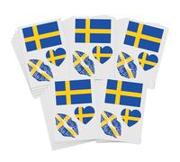 Decorate skin safely with this 75-piece temporary tattoo set featuring 23 selectable nations, perfect for matches or patriotic celebrations. Sports, party, stadium, outdoor, Italy,25pcs, Green, Whit