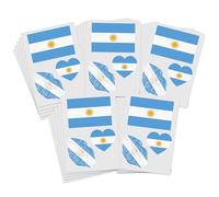 Decorate skin safely with this 75-piece temporary tattoo set featuring 23 selectable nations, perfect for matches or patriotic celebrations. Sports, party, stadium, outdoor, Italy,25pcs, Green, Whit