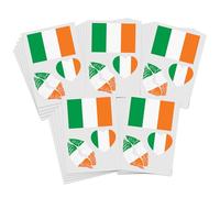 Decorate skin safely with this 75-piece temporary tattoo set featuring 23 selectable nations, perfect for matches or patriotic celebrations. Sports, party, stadium, outdoor, Italy,25pcs, Green, Whit