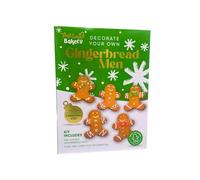 Decorate Your Own Gingerbread Men 139g - Easy To Make - No Baking - Includes Pre-shaped Gingerbread, Icing & Decorations - Christmas Fun For All The Family!