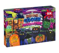 Decorate Your Own Halloween Cookie Characters - Includes: 6 X Cookie Characters, 4 X Icing Colours: Yellow, Green, Purple, Black, Candy Eye Decorations, Sanding Sugar