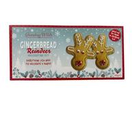 Decorate Your Own Mini Gingerbread Man Kit | Decorate Your Own Gingerbread People | with Icing, Candy, Sweets | Christmas Familiy Activities, Kids, Schools | No Need to Bake (Reindeer)