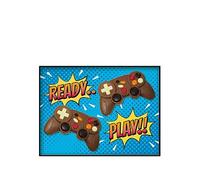 Decorated milk chocolate twin game controllers in gift box, Multi, Women Print