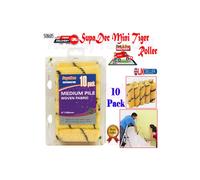 Decorating Mini Tiger Rollers Emulsion Roller Sleeve Refills 10 Pack