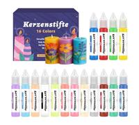 Decorating Pen Wax Pen for Present Projects, Direct Squeeze Bottles, Acrylic-Based Paint, Boxed Wax Decor Drawing Personalized Hobby Maker Boxed Art Detail Line Layered Pattern