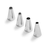 Decorating Tip Set 4/Pkg-LG - Round #12, 10 & Star #32, 21