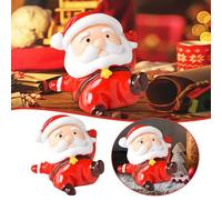 Decoration Christmas Happy Christmas Santa Snowman Cute Couple Micro Snow Scenery Decoration Accessories, Xmas