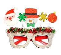 Decoration Costume Eyeglasses Frame Sophisticated Unisex Glasses Spectacle Frame for Christmas Celebration Novelty Christmas Glasses