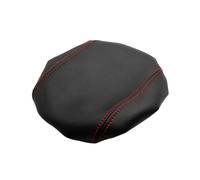 Decoration Elastic Band Leather Trim Car Styling Center Control Armrest Box Protective Cover For Highlander 2009 2010-2014(Black with red)
