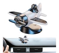 Decoration for Car Dashboard - Solar Powered Airplane Figure,Produit De Nettoyage Contrôle Des Odeurs Pour Hommes Femmes Voyageurs Amateurs De Routine SPA Gym -Sport Salle De Bain