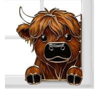 Decoration for corners in the bedroom, easy installation design of a peeping cow, peeping cow, window decoration, for living room, cabinet, mirror, mantelpiece, fireplace, wall, headboard, chest of
