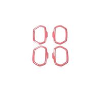Decoration Interior Car Door Speaker Decoration Cover Ring For Jeep For Renegade 2016-2023 Up Interior Accessories Car Interior(Pink)