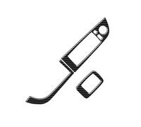 Decoration Interior Door Window Control Panel Decoration Patch Carbon Fiber Car Stickers for BMW Z4 E89 2009-2016 Interior Accessories Interior Moulding Trim(LHD Black)