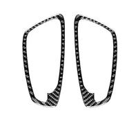 Decoration Interior For BMW 1 Series E81 E82 E87 E88 2008-2013 Carbon Fiber Interior Door Switch Pull Panel Car Inside Trim Sticker(Black)