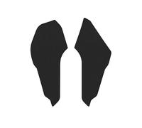 Decoration Interior For Tesla For Model 3 Y Center Console Two Side Panel Anti Kick Pad Defense Protector TPE Leather Sticker Foot Cover Accessories(23M3TPE)